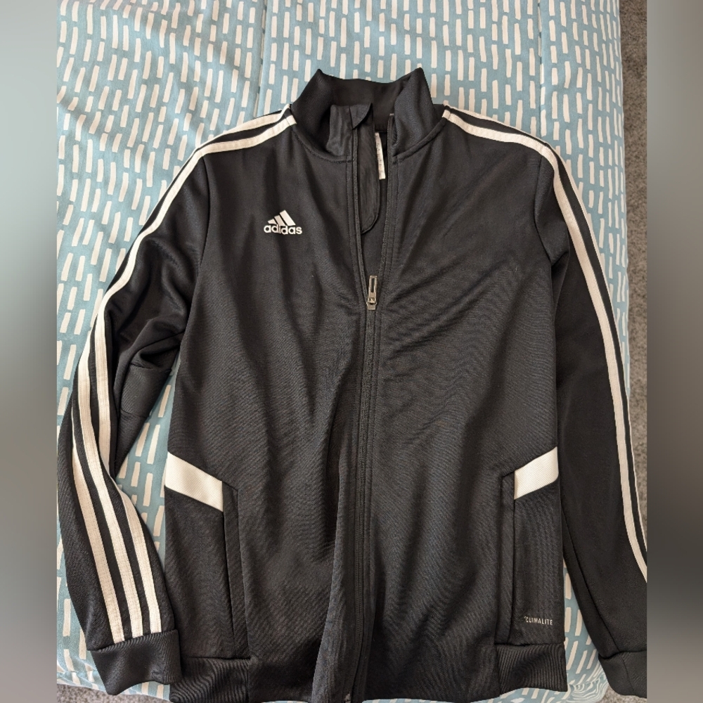 Adidas Women’s Climalite Track Jacket Black/White